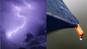 LATEST: Met Éireann predicting 'thunderstorms, hail and flash floods' on the way for parts of the country today