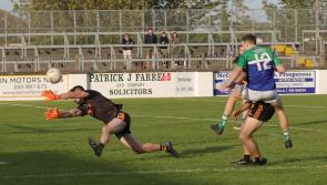 Late McNally free gets off colour Johnstownbridge over the line against Towers in Senior Football Championship