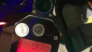 Naas Roads Policing Unit detect motorist speeding at 189km/hr on N7