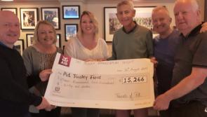 Pat '"over the moon" by generosity  of punters at McDonnells' appreciation night