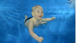 Kildare's 16 month old Grayson making a splash!