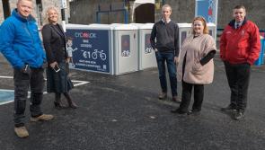 Secure bike locking system installed in Naas this week