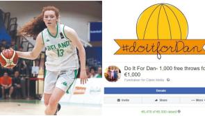 Monasterevin basketballer Claire Melia's 1,000 free-throws fundraiser nears &euro;6,500 for #DoItForDan 