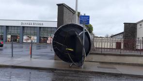 Overnight flying trampoline an indication of very strong winds across Ireland last night