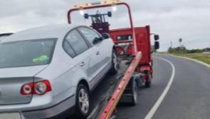 Motorist stopped at Naas Checkpoint for multiple driving offences 