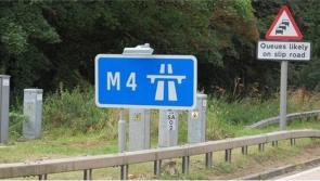 Sleeping driver hit 80 metres of central median fencing in Kildare motorway crash