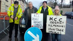Kilmeague residents and Council reach agreement over one-hundred-year-old cobblestone path