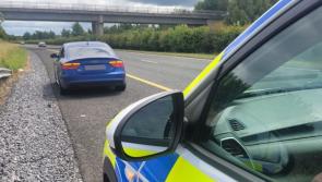 Kildare gardaí stop motorist who was doing over 200 kph in a 120 kph zone 
