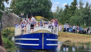 Historic barge makes a return to Kildare village