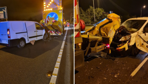 Gardaí arrest drunk unaccompanied learner driver after collision with Road Works vehicle