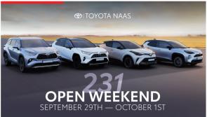 Join us at Toyota Naas for 231 Open Weekend! 