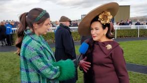 WATCH: Winner of best dressed at Naas Winter Ladies Day
