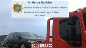 Driver caught speeding without licence or insurance in Derrinturn, County Kildare, gets car seized