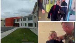 WATCH: Kildare army dad surprises daughter as he comes home from overseas
