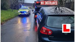 KILDARE: Garda&iacute; seize two uninsured vehicles and uncover an unaccompanied learner driver