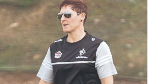 Kildare manager Diane O'Hora reacts to win her side's huge win over Cavan