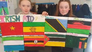 Minister Fleming congratulates Kildare’s Global Goal Getters from Rathmore National School 