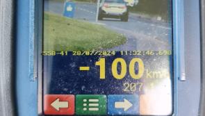 Driver speeding at 100kph in a 50kph zone stopped by Kildare garda&iacute;
