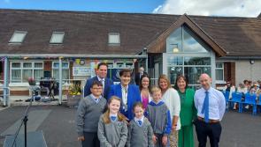 Minister for Education formally opens new buildings at two separate Kildare schools