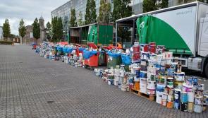 More than 37 tonnes of waste paint collected in five hours in Kildare
