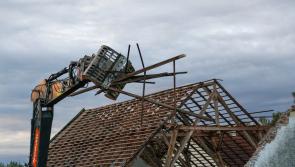 Demolition of fire-damaged house in Newbridge, County Kildare proposed