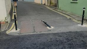 Controversial bollard damaged at town centre junction