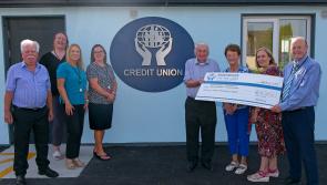 Credit union which serves part of Kildare makes cheque donation 