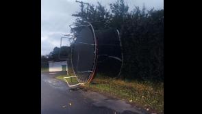 Kildare heavy gusts cause trampoline chaos near Athy