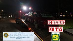 Motorist in this Kildare town stopped for a litany of driving offences