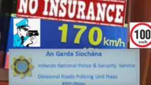 Gardaí in Kildare arrest motorist for travelling at 170kph on the N7