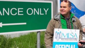 Kildare medical scientists outside Naas General Hospital suspend strike action