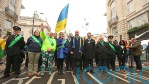 Taoiseach voices support for Ukraine at St Patrick&rsquo;s Day parade in London