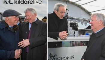PICTURES: Sir Alex Ferguson meets Ruby and Ted Walsh atr Punchetown 2022