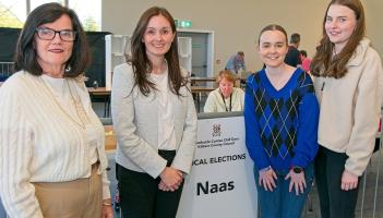 PICTURES: Spirits high as votes are counted at Kildare Local Election count centre