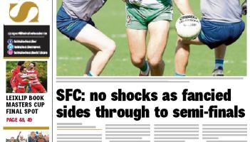 In this week's Leinster Leader Sport
