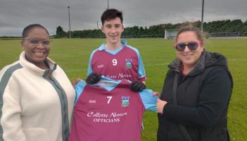 Local opticians sponsors Kildare GAA club's underage teams