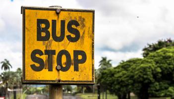 Kildare bus stop pole has been 'lying on the ground' since last year