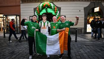 PICTURES: Spot the familiar faces as Irish fans descend on Prague for World Cup play-off