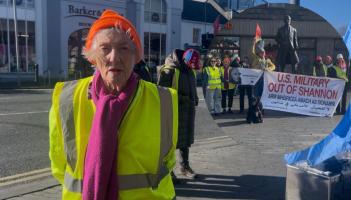 'Our legs are still working!' - 91-year-old woman brings protest for peace to Kildare