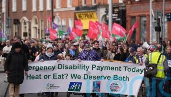 Hundreds take part in disability rights protest in Dublin