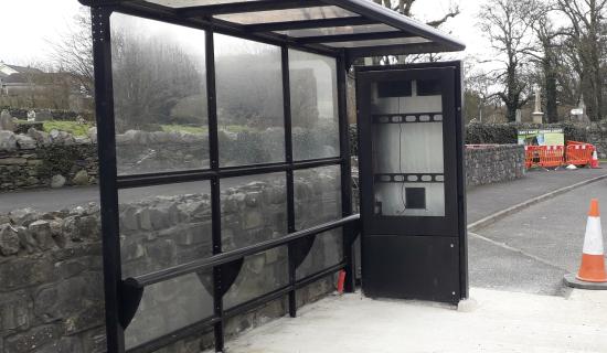 There is concern over the lack of bus shelters and cycle lanes in Kildare