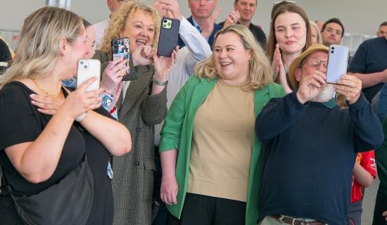 ELECTED: Time for happy selfies as Evie Sammon elected in Naas