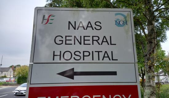 Five people on trolleys at Kildare's main hospital today