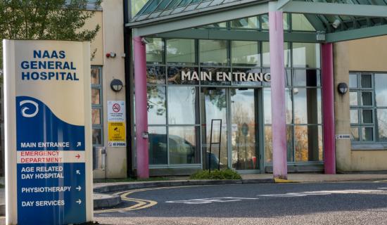 Not a single patient on a trolley at Kildare's main hospital today