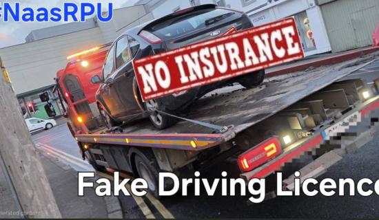 Kildare driver found in possession of fake driving licence