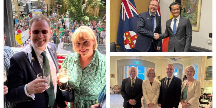 GALLERY: Kildare Minister celebrates St Patrick's Day 2026 in Australia