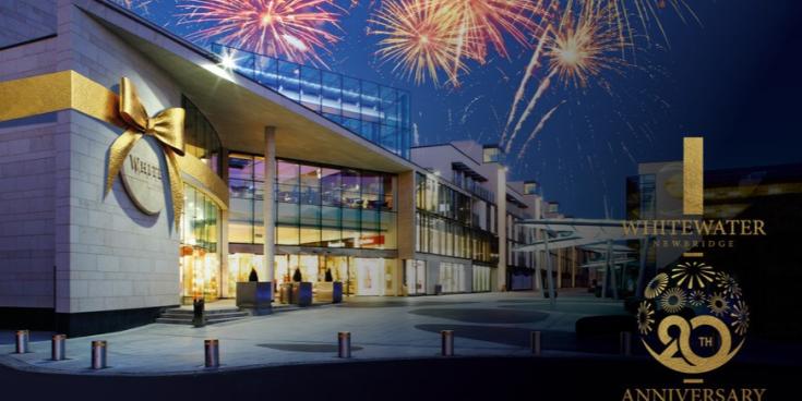A magical milestone at Kildare's Whitewater Shopping Centre: Join Us for a Week-Long 20th Birthday Celebration!