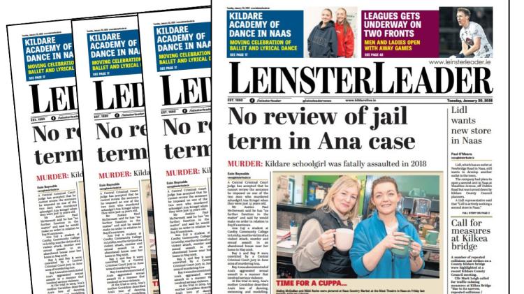 The latest LEINSTER LEADER is out across Kildare today! 