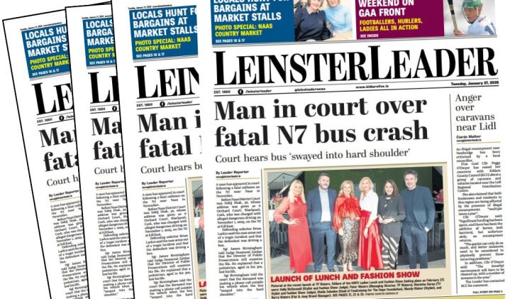 In this week's Leinster Leader - available across Co Kildare 