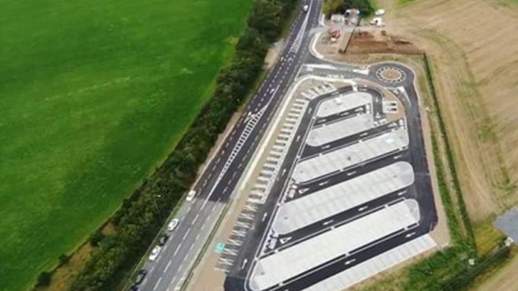  Park and Share facility beside the M1 motorway 